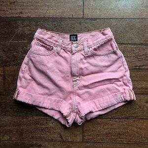 BDG Pink Denim Shorts